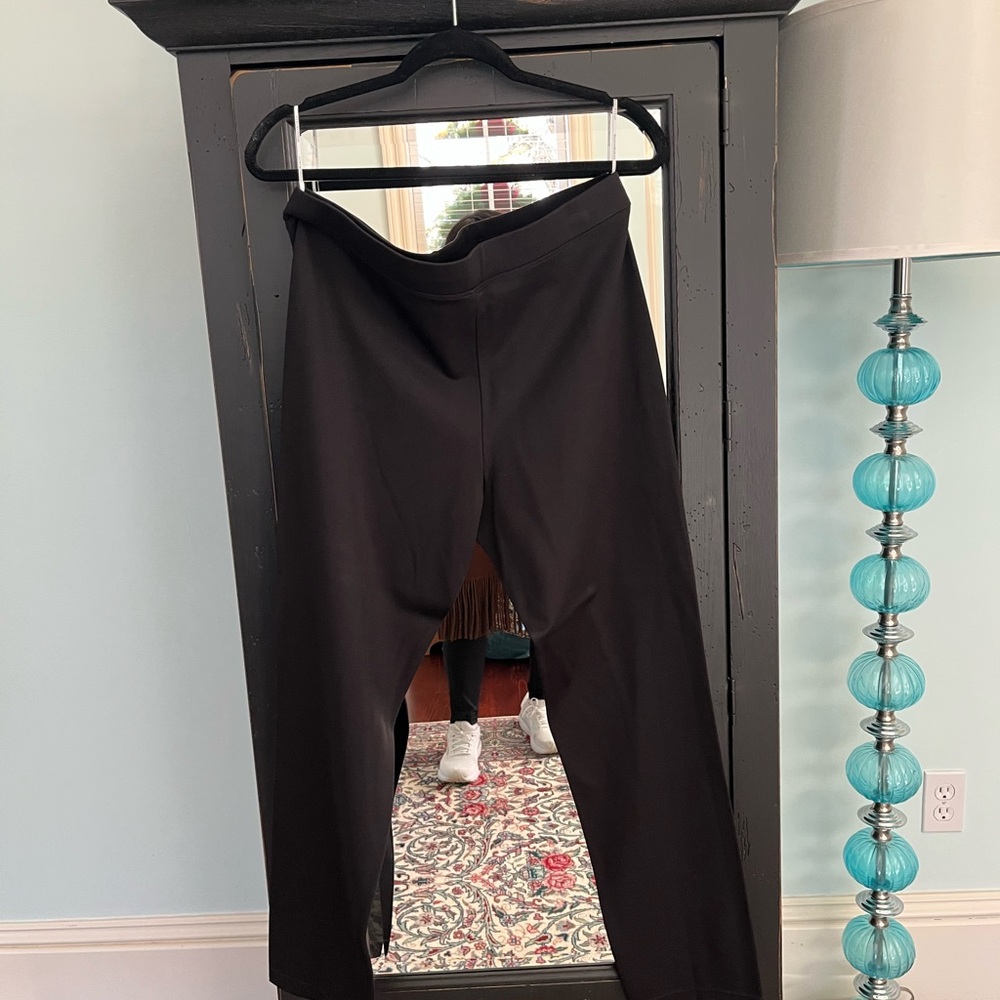 Donna Karan black Ponte Pants